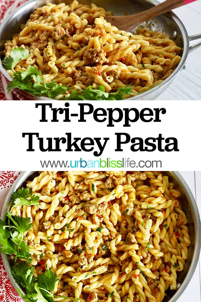 Tri-Pepper Turkey Pasta