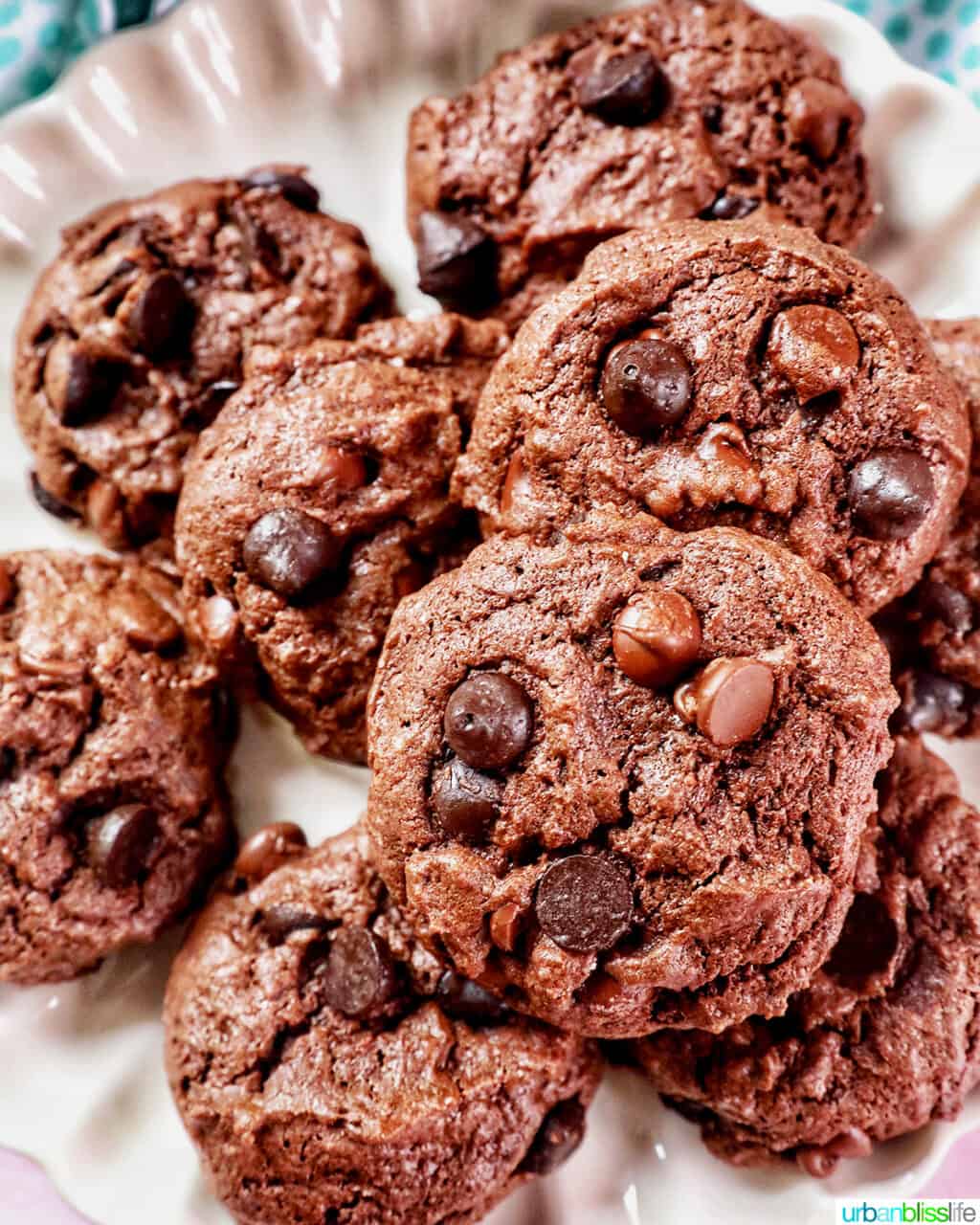 Chocolate Cake Mix Cookies recipe Urban Bliss Life