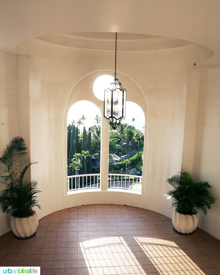 corner beautiful archway at fairmont kea lani maui resort