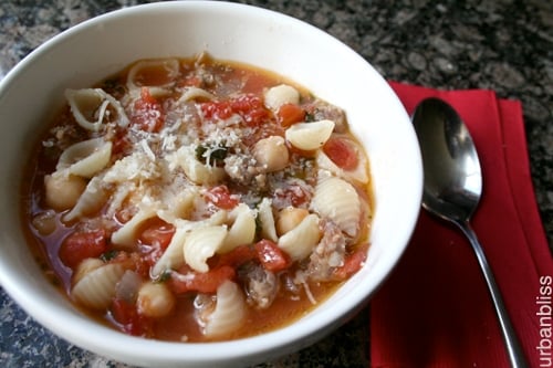 Pasta Fagioli soup recipe