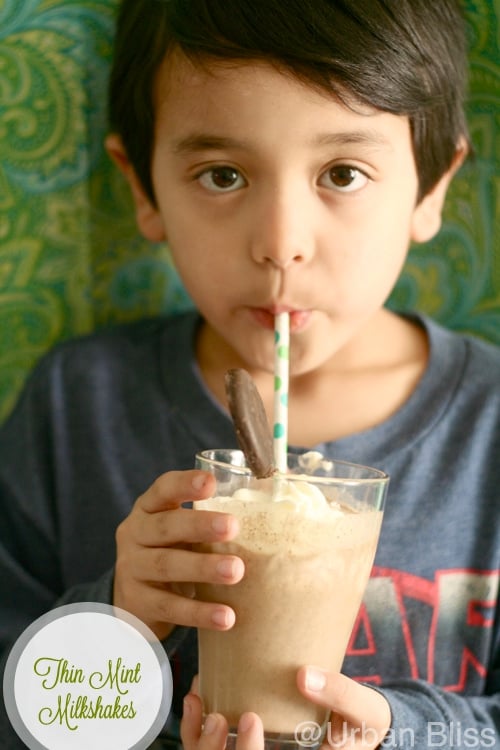 Girl Scout Cookies Thin Mint Milkshake Recipe