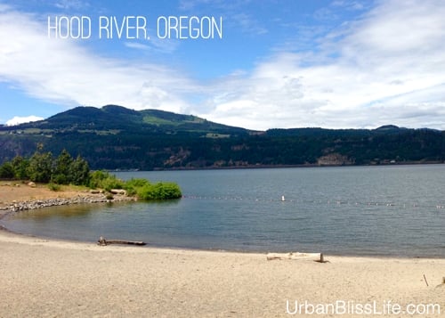 Portland to Hood River: Hood River waterfront park