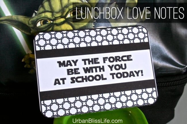 Lunchbox Love Note Printable by Urban Bliss