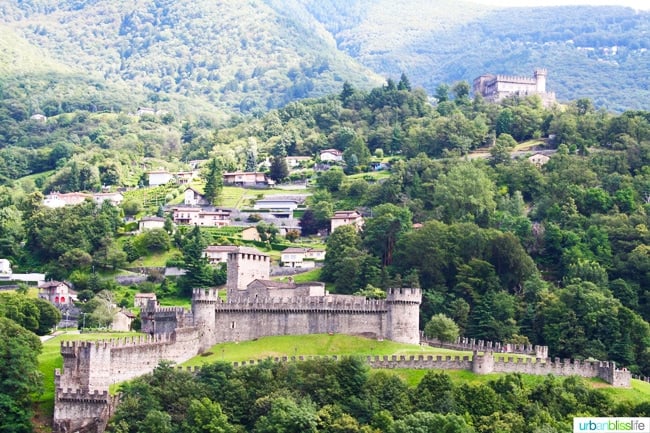 two of the Three Castles of Bellinzona 