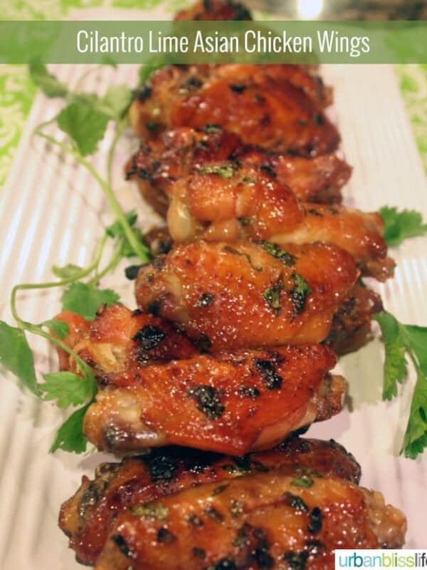 Cilantro Lime Asian Chicken Wings