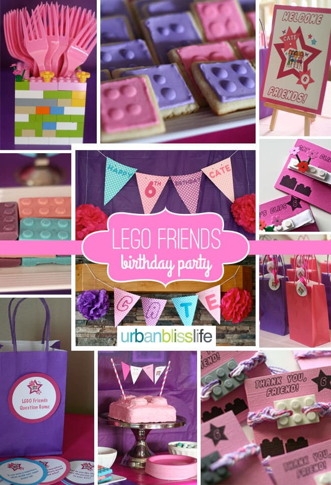 Omhyggelig læsning hack flydende LEGO Friends Birthday Party - Urban Bliss Life