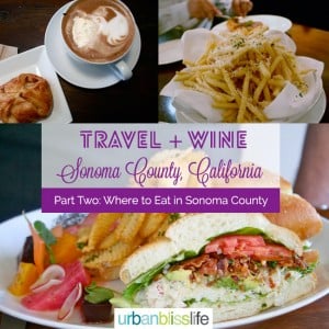 Where to Eat in Sonoma California