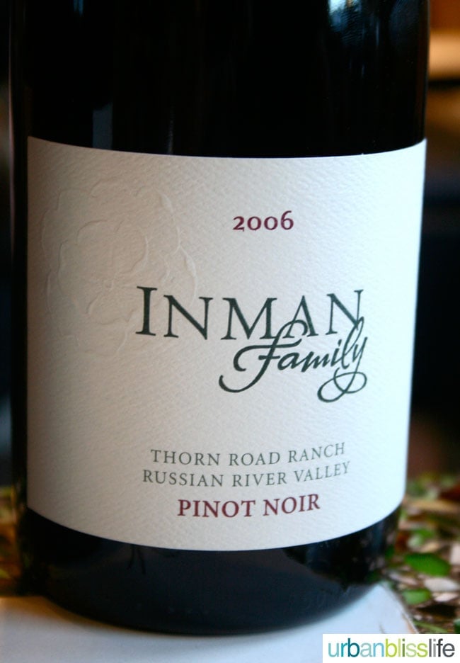 Inman Family Wines, Sonoma, California
