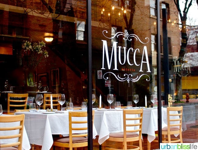 Mucca Osteria Italian restaurant in Portland, Oregon