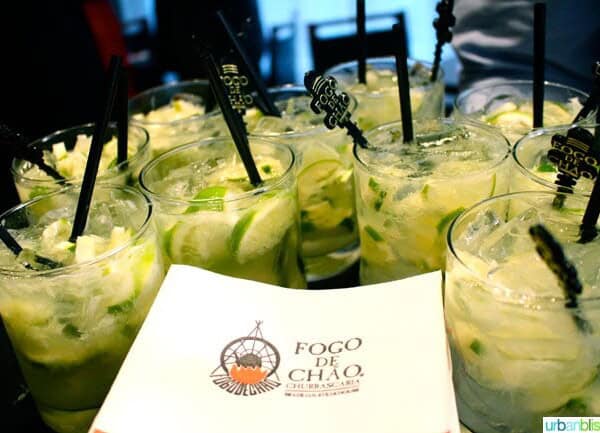 Fogo de Chao Portland Oregon restaurant Caipirinha