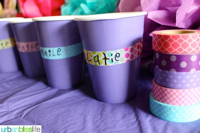 Washi Tape Cups