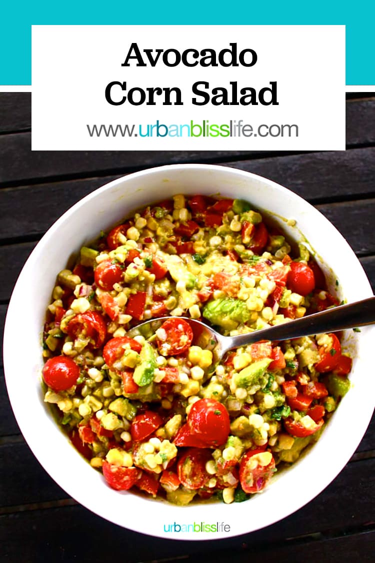 avocado corn salad