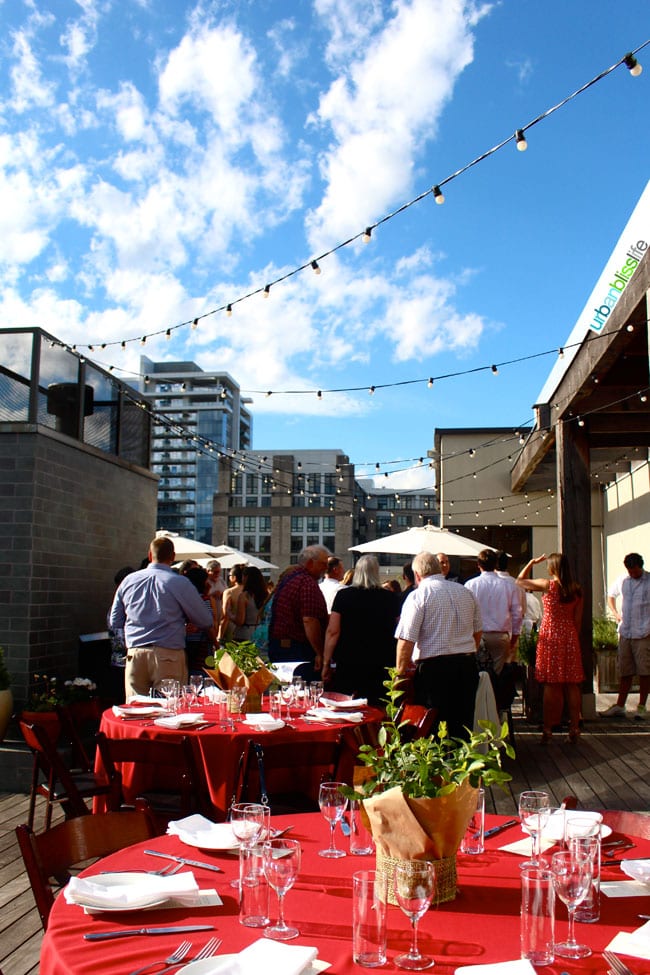 Oregon Berry Fest Gala Rooftop