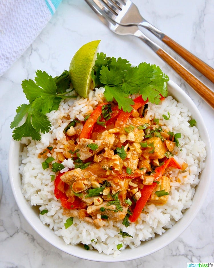 Thai Peanut Curry recipe single