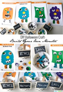 Build Your Own Monster DIY Halloween Craft