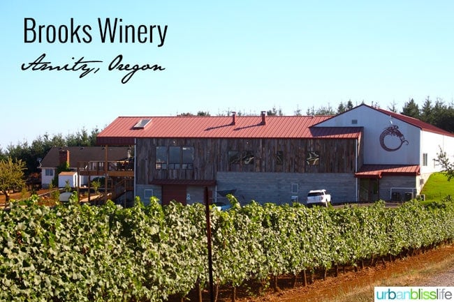 Brooks Winery Oregon Urban Bliss Life