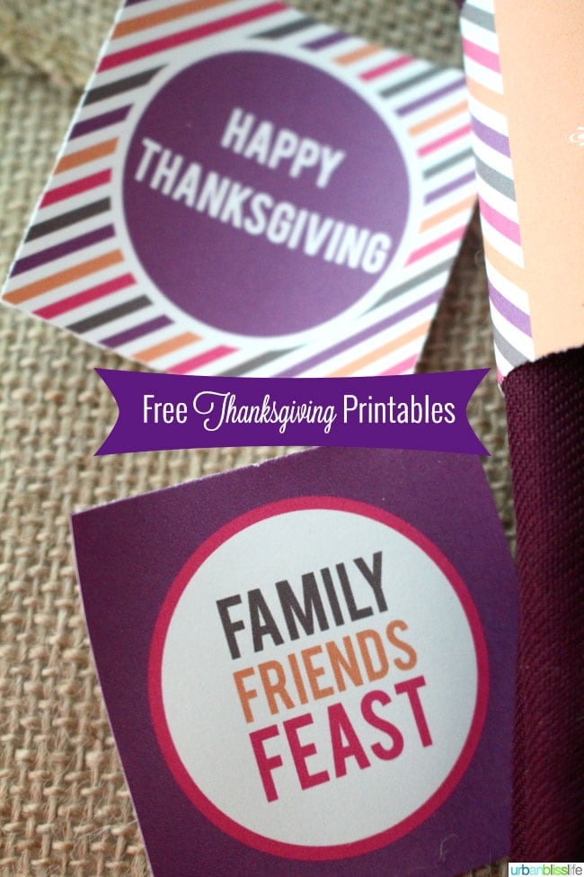 Thanksgiving Free Printables