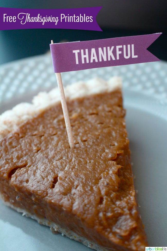 Thanksgiving Free Printables