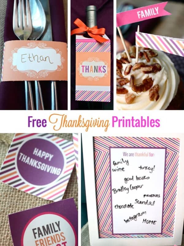 Thanksgiving Free Printables