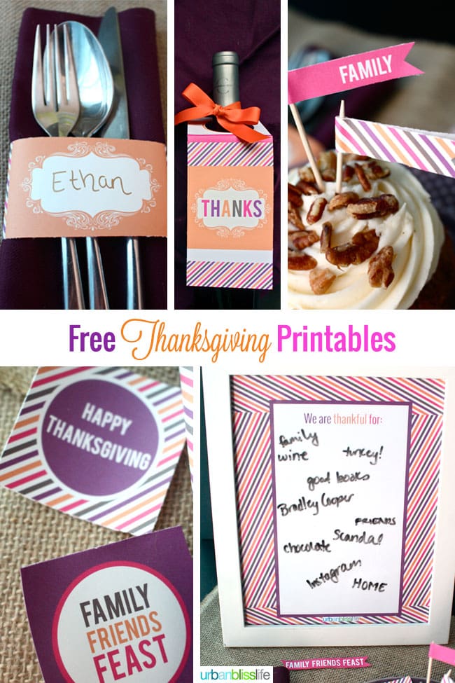 Thanksgiving Free Printables