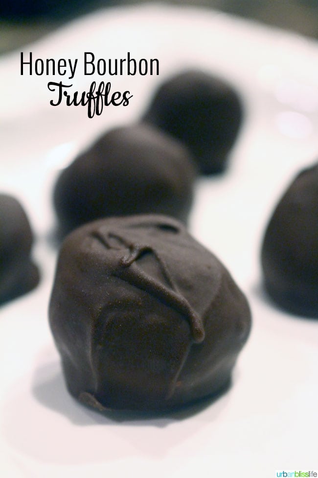 Honey Bourbon Truffles | UrbanBlissLife.com