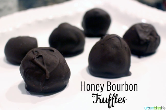 Honey Bourbon Truffles | UrbanBlissLife.com