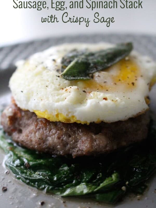 Grain-Free Gluten-Free Breakfast Sandwich with Sausage and Egg recipe on UrbanBlissLife.com