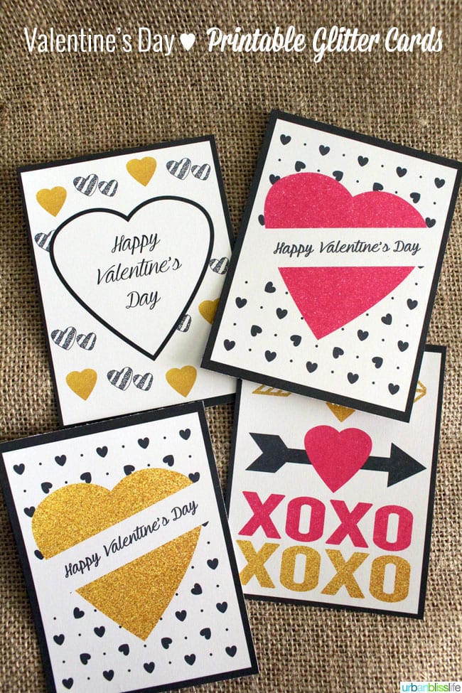 Valentine's Day Free Printables UrbanBlissLife.com