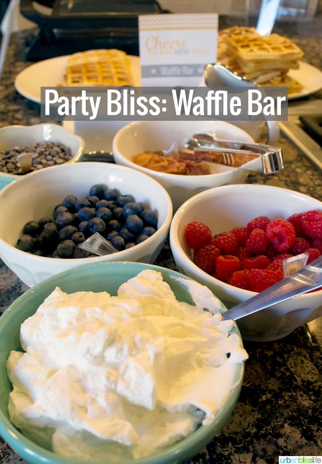 Party Bliss: Host a Waffle Bar!