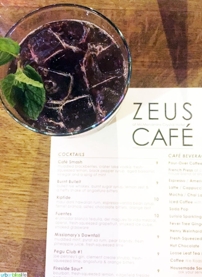 Zeus Cafe, McMenamins, Portland, Oregon - UrbanBlissLife.com