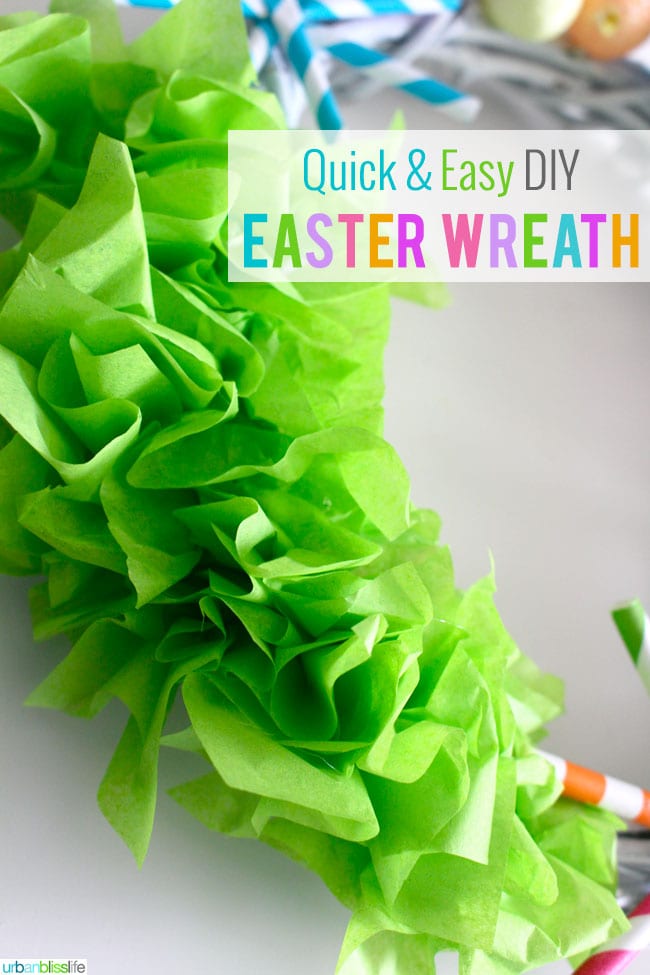 Quick & Easy DIY Easter Wreath