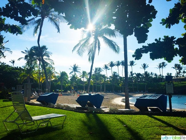 Mauna Lani Private Beach Hawaii