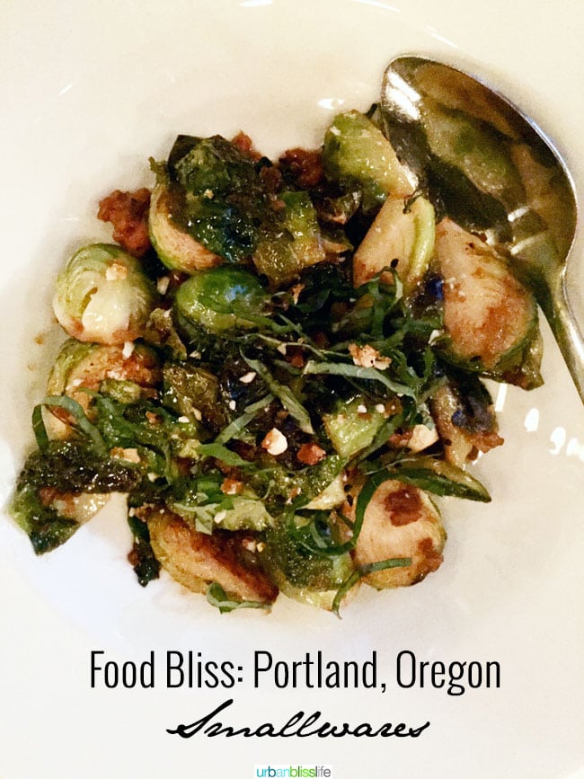 Smallwares Brussels Sprouts Portland Oregon restaurant review