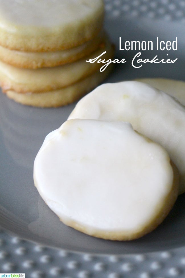 Lemon Iced Sugar Cookies by Urban Bliss Life