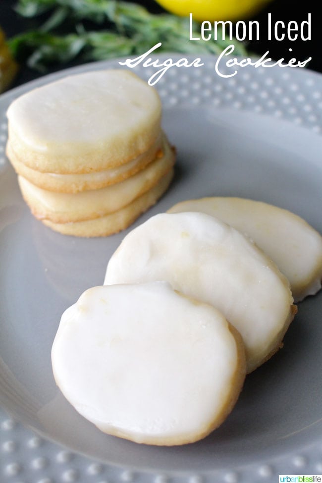 Lemon Iced Sugar Cookies by Urban Bliss Life