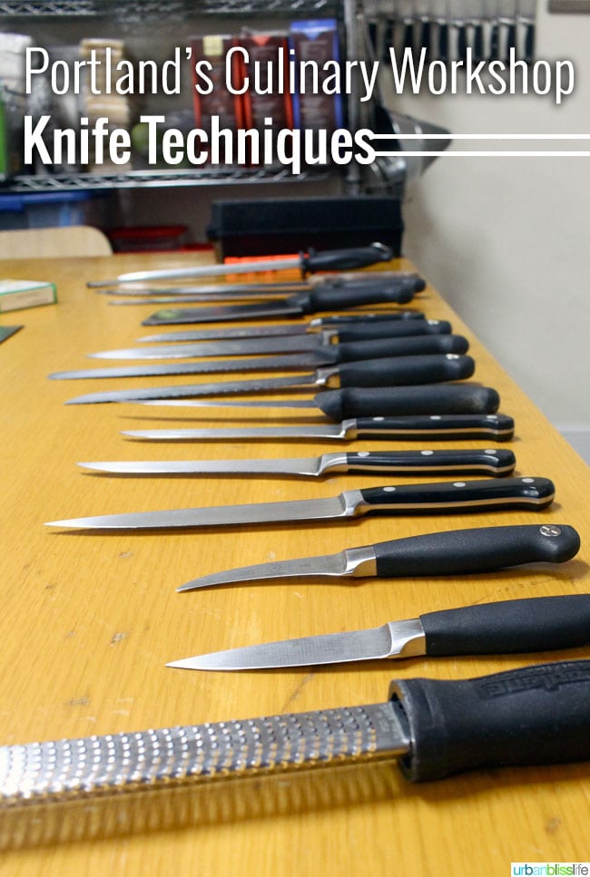 Portland's Culinary Workshop Knife Techniques
