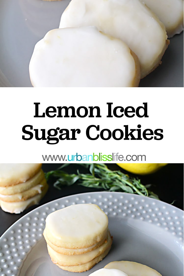 Lemon Iced Sugar Cookies