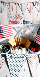 4th of July Printable Banner on UrbanBlissLife.com