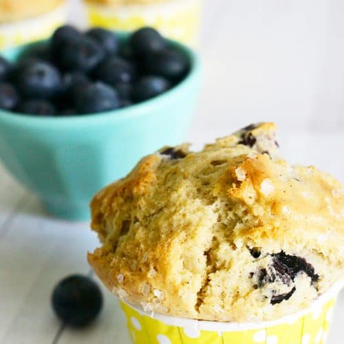 lemon blueberry muffins that are dairy-free