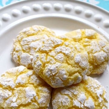 Lemon Crinkle Cookies