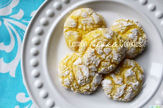 Lemon Crinkle Cookies