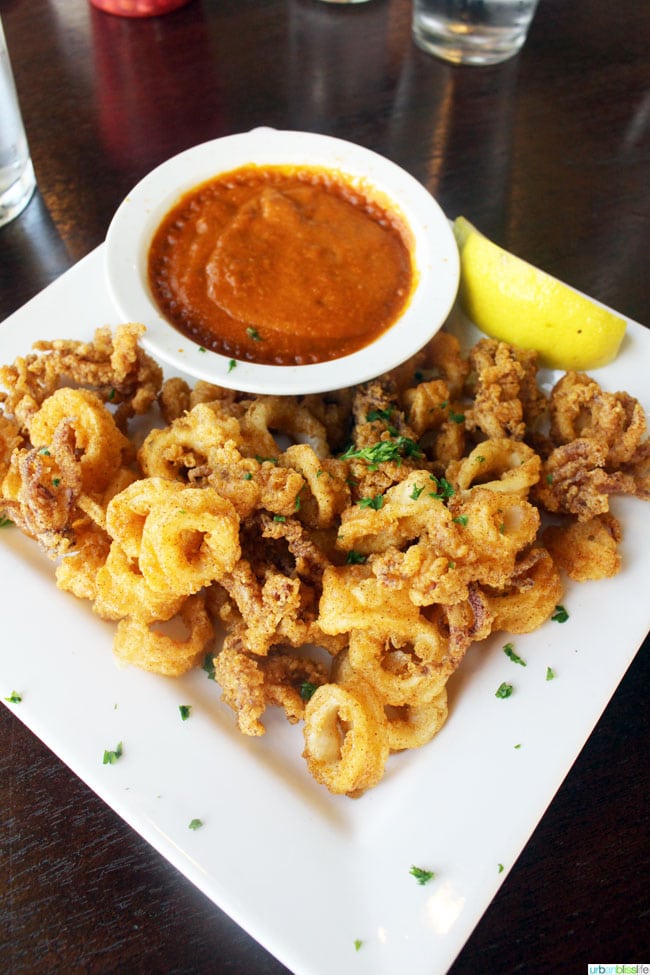 Tidal Raves restaurant Calamari