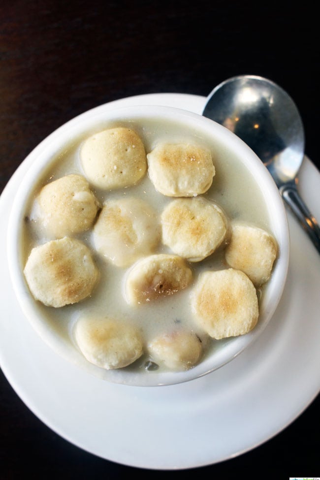 Tidal Raves restaurant Clam Chowder