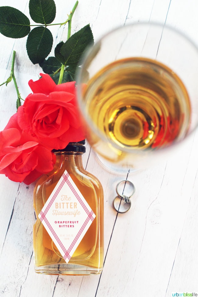 lillet blanc cocktail with bitters
