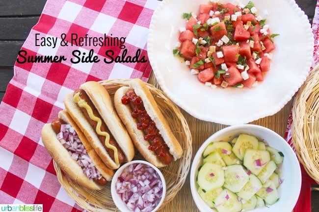 Easy Summer Salad Recipes on UrbanBlissLife.com