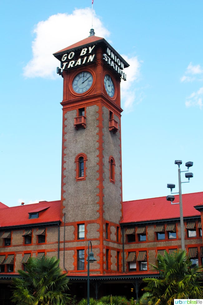 Amtrak train station in Portland, Oregon