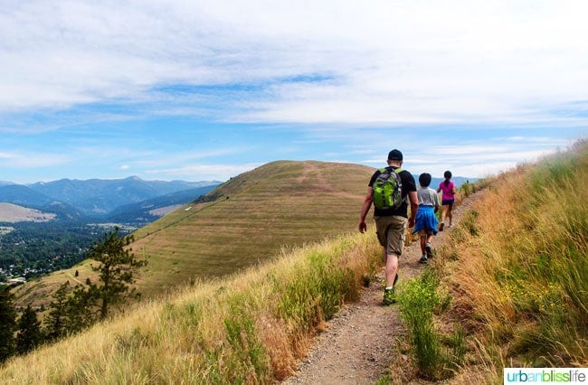 Family-Friendly Activities in Missoula, Montana: Hike the M Trail, on UrbanBlissLife.com