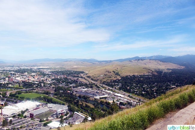 Family-Friendly Activities in Missoula, Montana: Hike the M Trail, on UrbanBlissLife.com