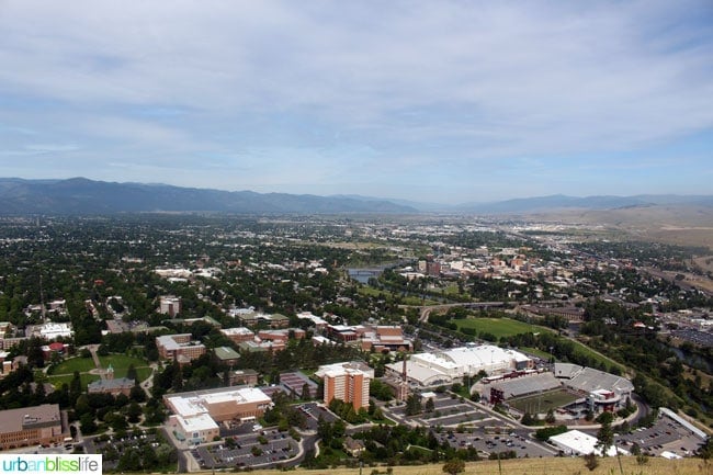 Family-Friendly Activities in Missoula, Montana: Hike the M Trail, on UrbanBlissLife.com