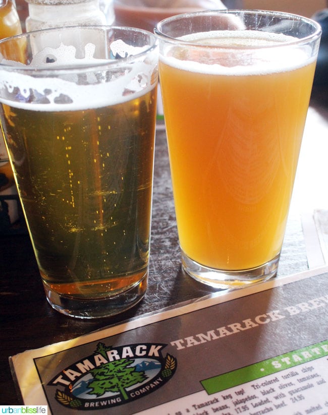 beers at Tamarack Brewing in Missoula